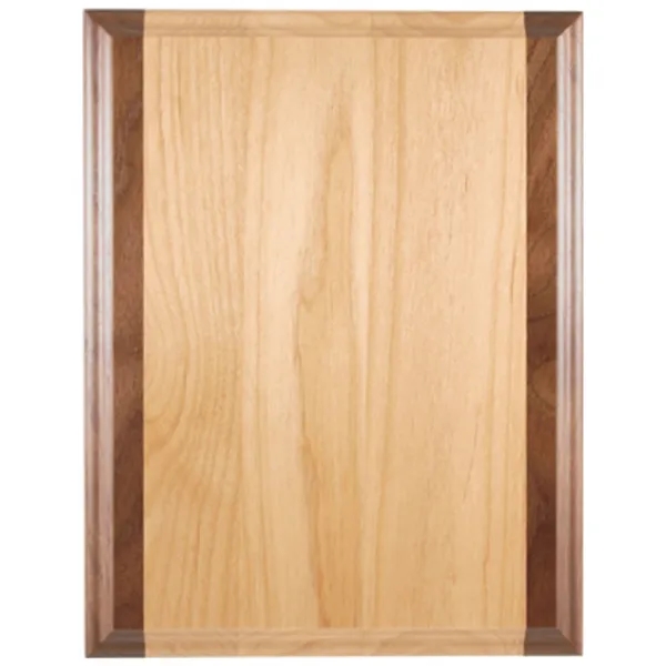 10" x 13" x 3/4" Red Alder and walnut wood plaque... from ASI 74601 Calico