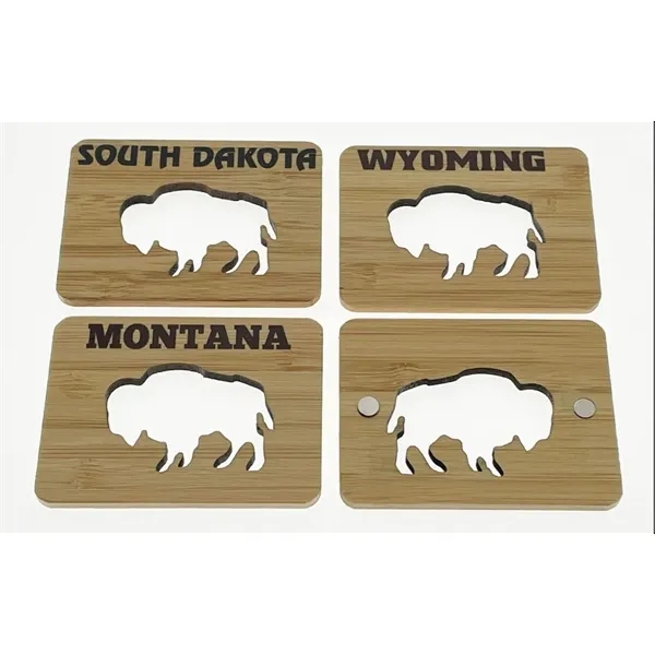 2 7/8" X 3 3/16" Bamboo Magnets comes in various shapes.... from ASI 40610 Perry Blackburne Inc