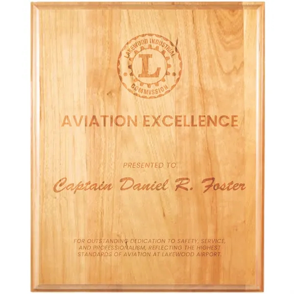 10 1/2" x 13" Genuine Cherry Plaque. Keyholed for hanging.... from ASI 74601 Calico