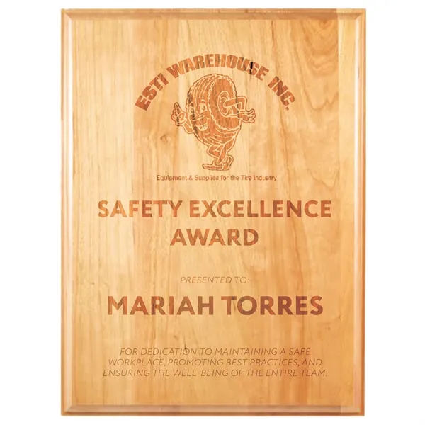 9" x 12" Genuine Cherry Plaque. Keyholed for hanging.... from ASI 74601 Calico