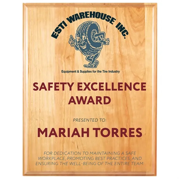 7" x 9" Genuine Cherry Plaque. Keyholed for hanging.... from ASI 74601 Calico