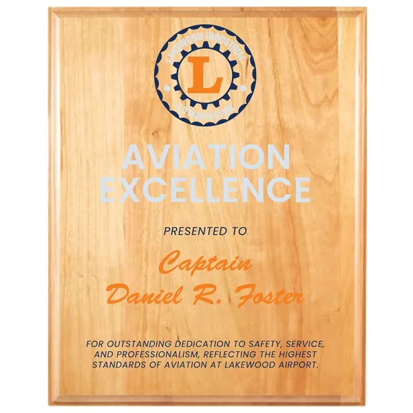 12" x 15" Genuine Cherry Plaque. Keyholed for hanging.... from ASI 74601 Calico