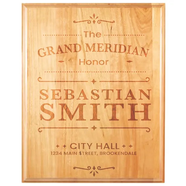 12" x 15" Genuine Cherry Plaque. Keyholed for hanging.... from ASI 74601 Calico