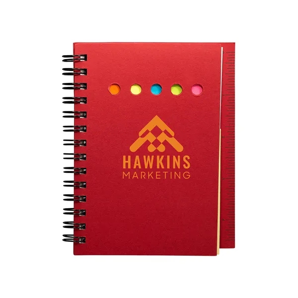 Eco Mini-Sticky Book™ with several 25-page sticky note flags and a... from ASI 79530 Prime Line