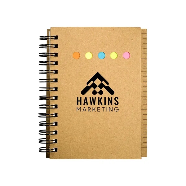 Eco Mini-Sticky Book™ with several 25-page sticky note flags and a... from ASI 79530 Prime Line