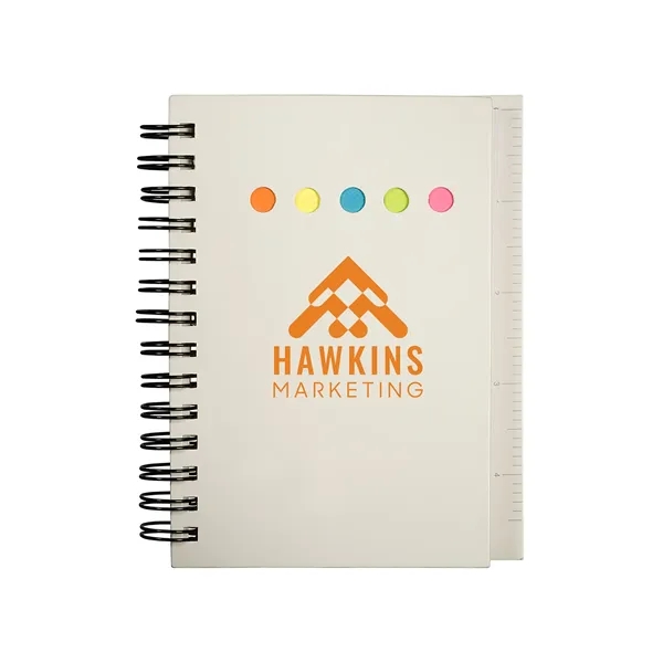 Eco Mini-Sticky Book™ with several 25-page sticky note flags and a... from ASI 79530 Prime Line