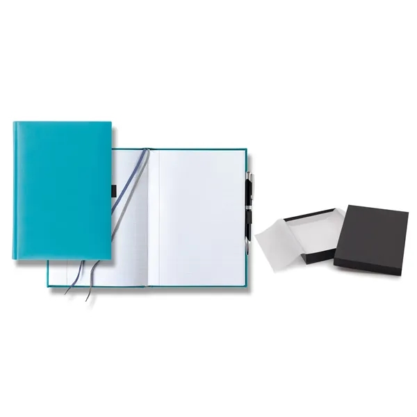 Tucson Grande Lined White Page Journal Gift Set... from ASI 68507 The Magnet Group / Castelli