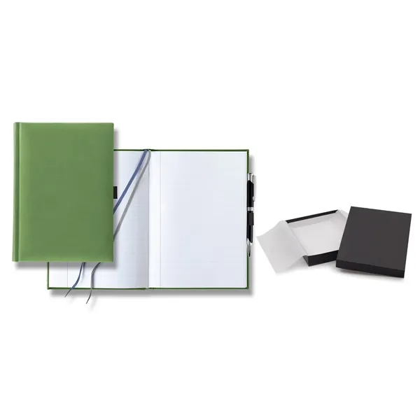 Tucson Grande Lined White Page Journal Gift Set... from ASI 68507 The Magnet Group / Castelli