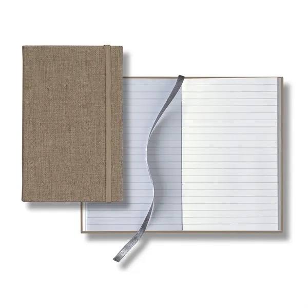 Pocket-sized journal with 160 pages or gray ruled paper, silver ribbon... from ASI 68507 The Magnet Group / Castelli