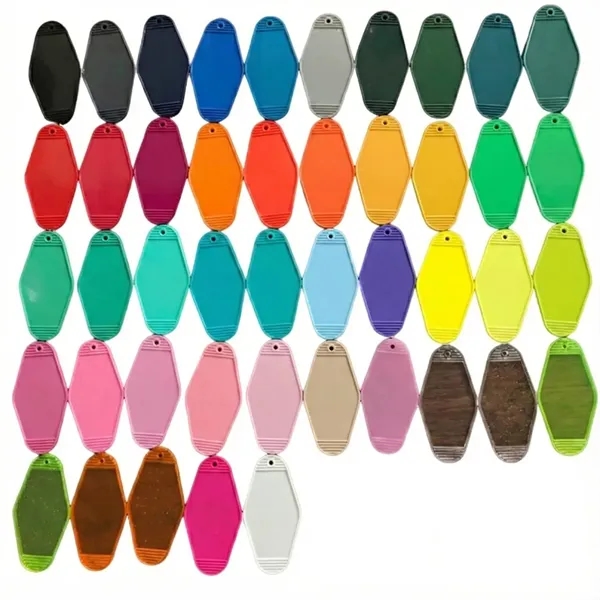 Vintage plastic motel keychain plus full color UV printing on 1... from ASI 37218 Athena Promo (tm)