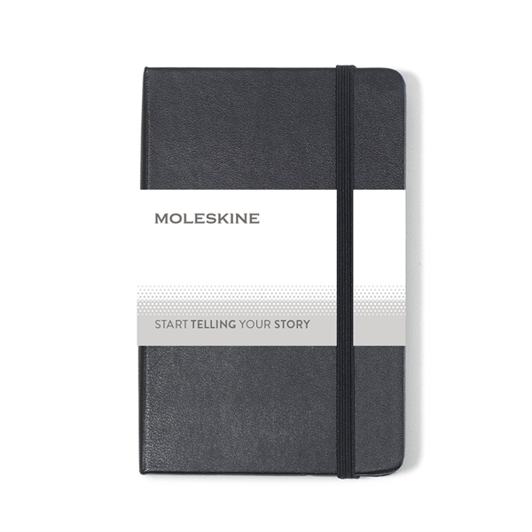 Black 192 page plain format pocket hard cover notebook with rounded... from ASI 56070 Gemline / Gemline®