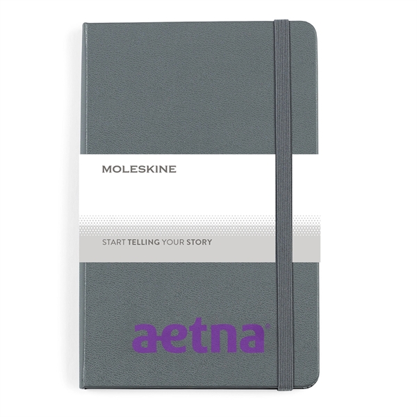 Moleskine® medium notebook with hard cover and ruled pages.... from ASI 56070 Gemline / Gemline®
