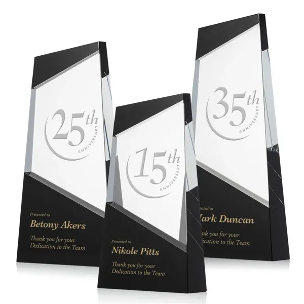 The Amstel Award combines ebony and clear optical crystal in this... from ASI 84592 St Regis Group / St Regis