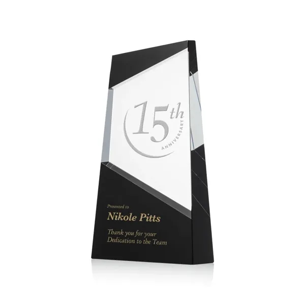 The Amstel Award combines ebony and clear optical crystal in this... from ASI 84592 St Regis Group / St Regis