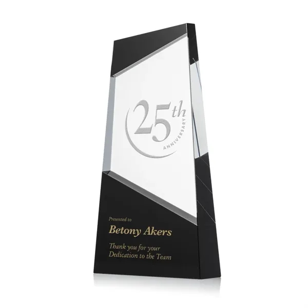 The Amstel Award combines ebony and clear optical crystal in this... from ASI 84592 St Regis Group / St Regis