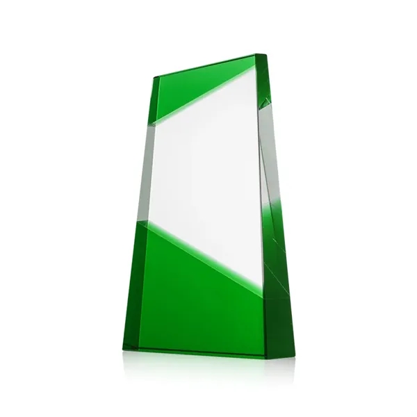 The Amstel Award combines emerald and clear optical crystal in this... from ASI 84592 St Regis Group / St Regis