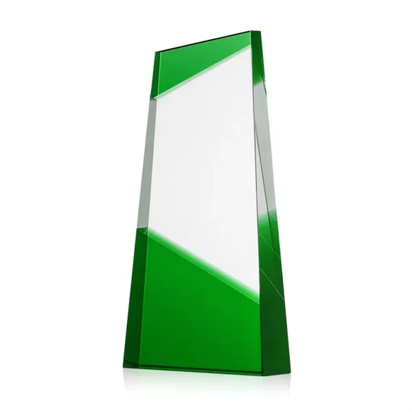 The Amstel Award combines emerald and clear optical crystal in this... from ASI 84592 St Regis Group / St Regis