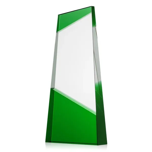 The Amstel Award combines emerald and clear optical crystal in this... from ASI 84592 St Regis Group / St Regis