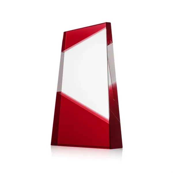 The Amstel Award combines ruby and clear optical crystal in this... from ASI 84592 St Regis Group / St Regis