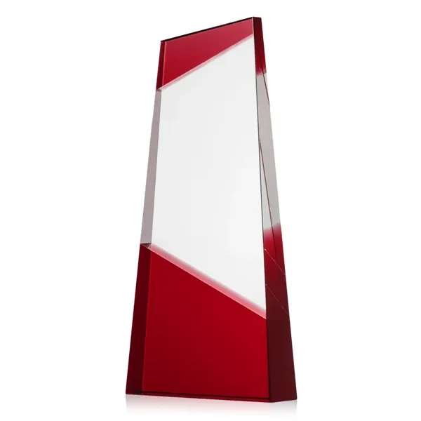 The Amstel Award combines ruby and clear optical crystal in this... from ASI 84592 St Regis Group / St Regis