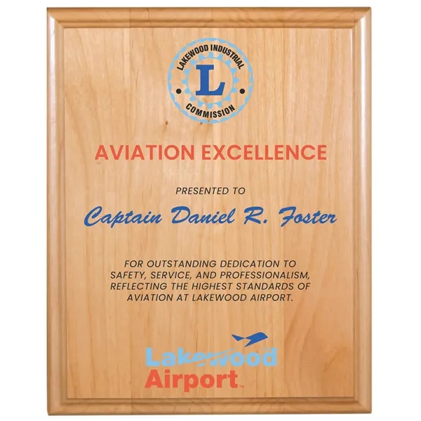 12" x 15" x 3/4" All American Red Alder wood display... from ASI 74601 Calico