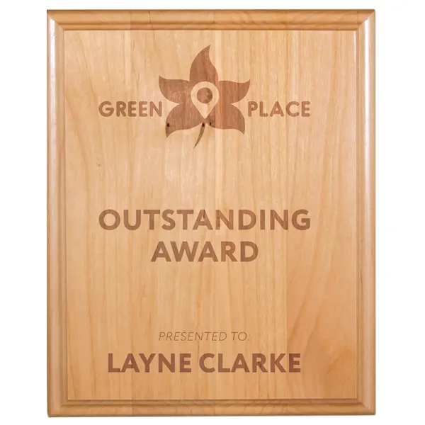 10.5" x 13" x 3/4" All American Red Alder display plaque.... from ASI 74601 Calico