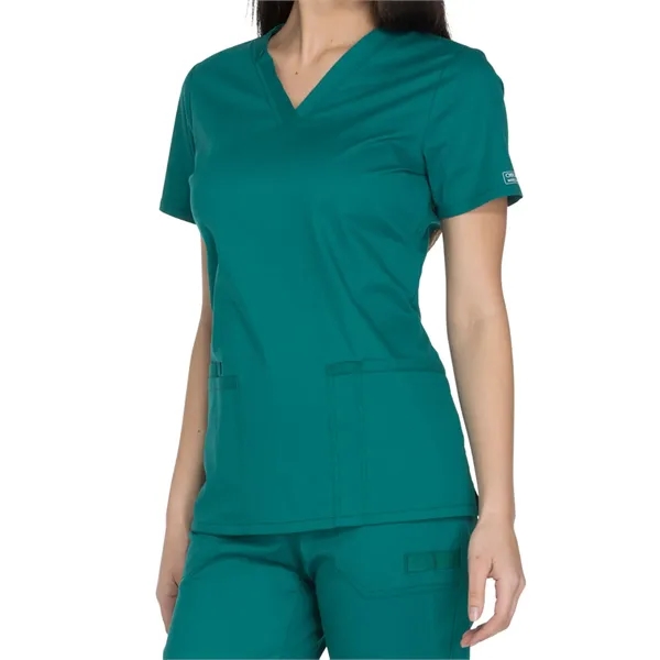 Cherokee Workwear Core Stretch Women's V-Neck Top... from ASI 86018 Scrub Authority / Uniform Stores