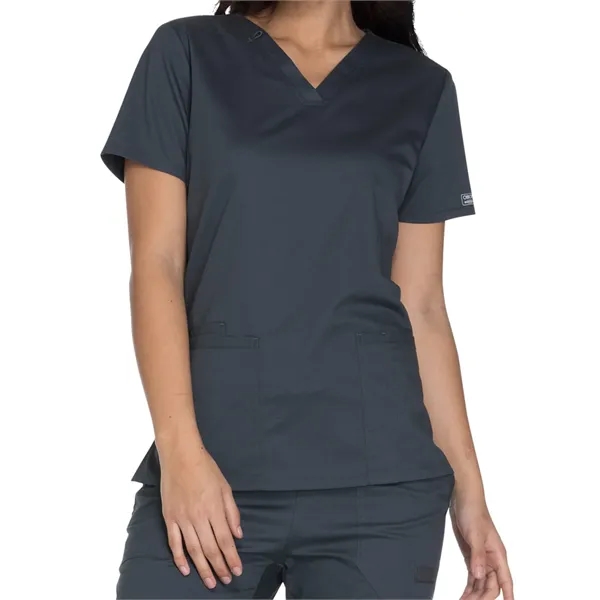 Cherokee Workwear Core Stretch Women's V-Neck Top... from ASI 86018 Scrub Authority / Uniform Stores
