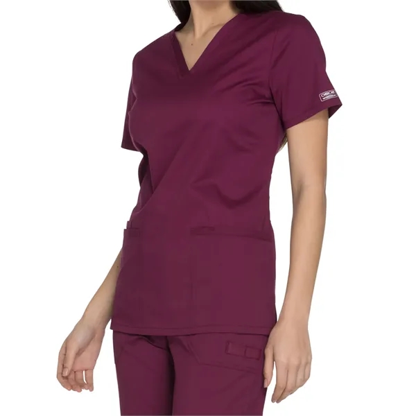 Cherokee Workwear Core Stretch Women's V-Neck Top... from ASI 86018 Scrub Authority / Uniform Stores