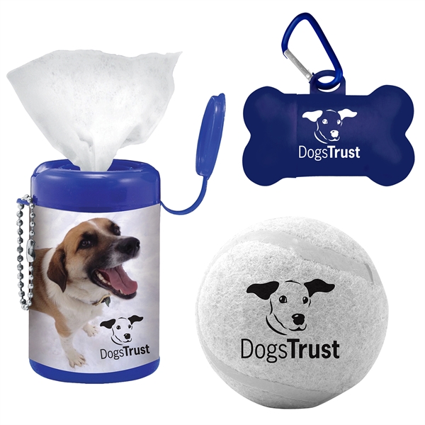 Pet pack kit with a pet bag dispenser, tennis ball chew... from ASI 90807 Tekweld
