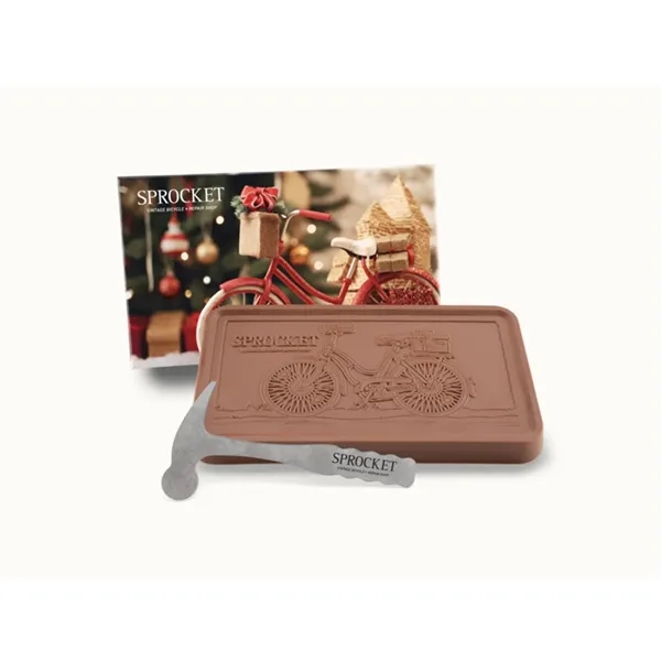 Custom engraved chocolate bar with your corporate logo and branding.... from ASI 44897 Chocolate Chocolate