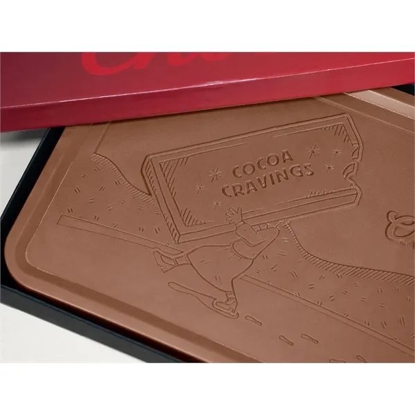 Custom engraved chocolate bar with your corporate logo and branding.... from ASI 44897 Chocolate Chocolate