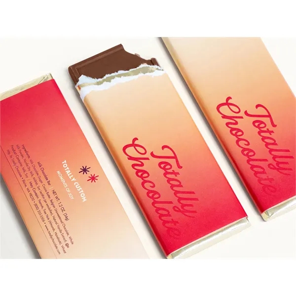2" x 5" premium chocolate bar with your corporate logo and... from ASI 44897 Chocolate Chocolate