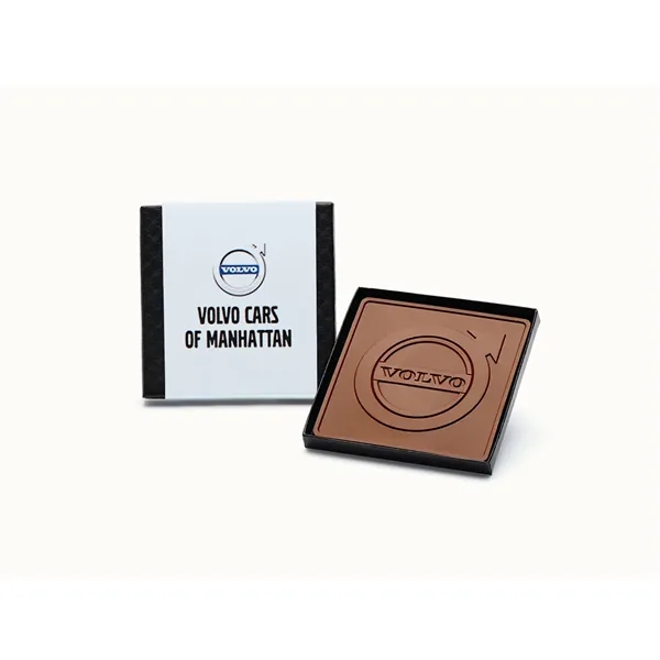 Custom engraved mini premium chocolate bar.... from ASI 44897 Chocolate Chocolate