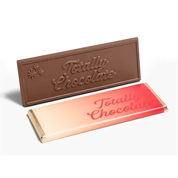 2" x 5" premium chocolate bar with your corporate logo and... from ASI 44897 Chocolate Chocolate
