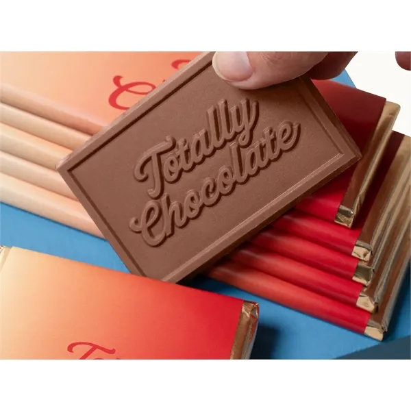 Premium chocolate bar with your corporate logo and branding.... from ASI 44897 Chocolate Chocolate