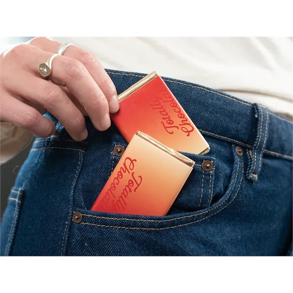 Premium chocolate bar with your corporate logo and branding.... from ASI 44897 Chocolate Chocolate