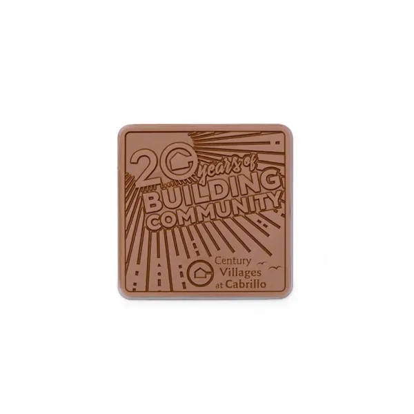 Fully custom large chocolate shape branded with your logo or design.... from ASI 44897 Chocolate Chocolate