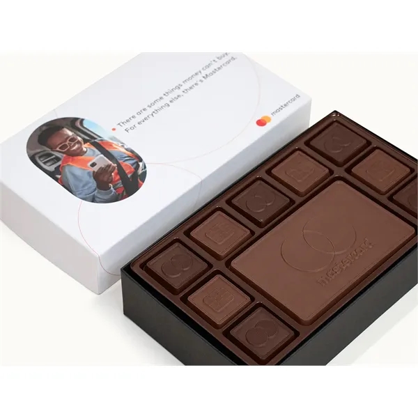 Tasteful 19 piece chocolate ensemble with a custom chocolate centerpiece.... from ASI 44897 Chocolate Chocolate