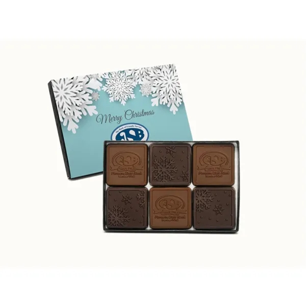 Custom engraved mini 4x4 premium chocolate bar.... from ASI 44897 Chocolate Chocolate