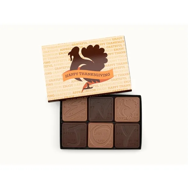 Custom engraved mini 4x4 premium chocolate bar.... from ASI 44897 Chocolate Chocolate