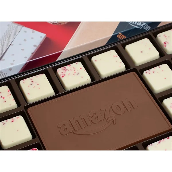 Custom 23-piece box of engraved premium chocolates.... from ASI 44897 Chocolate Chocolate