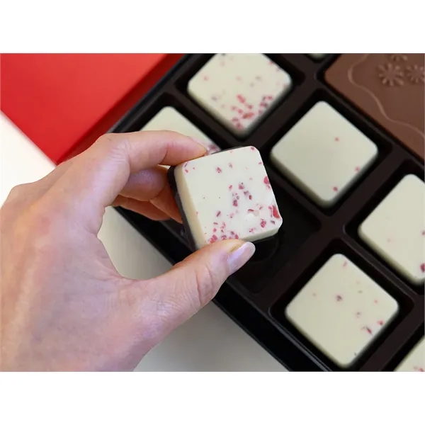 Custom 23-piece box of engraved premium chocolates.... from ASI 44897 Chocolate Chocolate