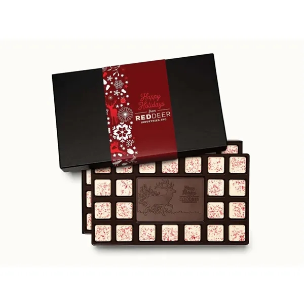 Custom 46-piece box of engraved premium chocolates.... from ASI 44897 Chocolate Chocolate