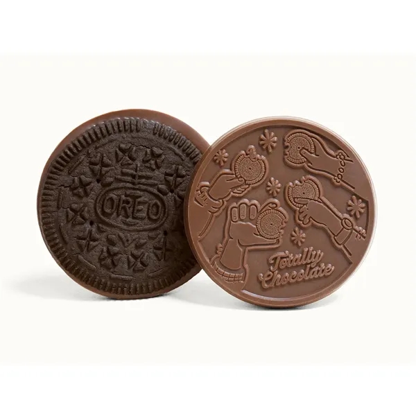 Custom 1-piece chocolate cookie and customized box.... from ASI 44897 Chocolate Chocolate