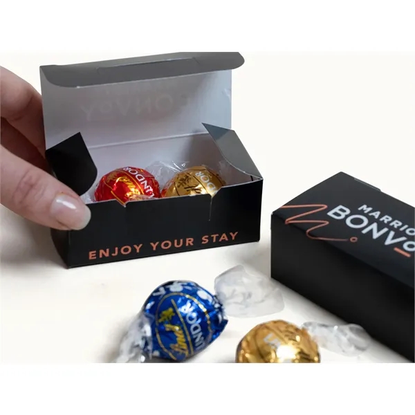 Create a lasting impression with custom chocolate truffle boxes.... from ASI 44897 Chocolate Chocolate