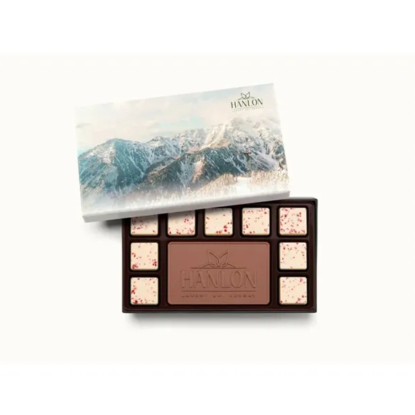 Custom 10-piece box of engraved premium chocolates.... from ASI 44897 Chocolate Chocolate