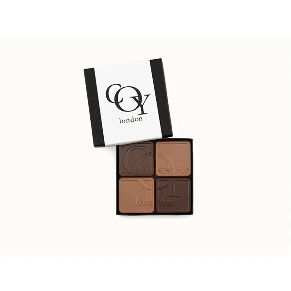 Custom engraved mini premium chocolate bar.... from ASI 44897 Chocolate Chocolate