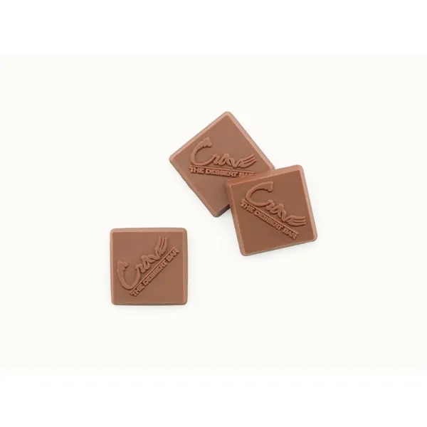 Custom chocolate restaurant dessert toppers in milk, white or dark chocolate.... from ASI 44897 Chocolate Chocolate