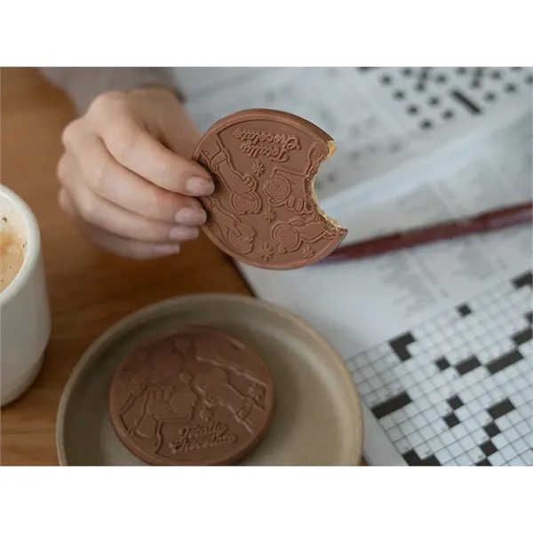 Custom chocolate cookies and customized box.... from ASI 44897 Chocolate Chocolate